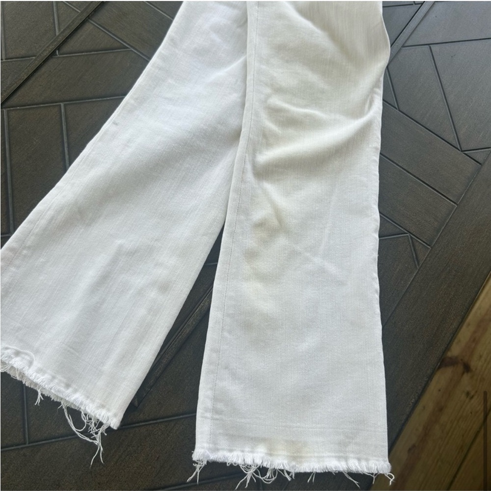 Veronica Beard Carolyn style buttonfly 10" baby boot denim size 26 **flawed - Picture 5 of 12